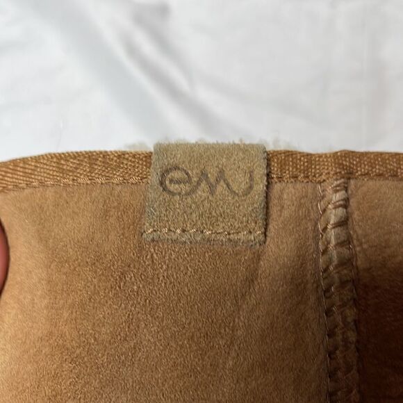 Emu Braided Tan Short Boots. Size Women 8/Men 7. - Picture 7 of 13